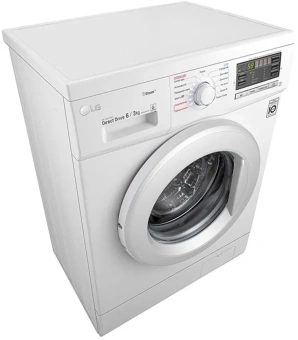 Стиральная машина LG F1296CDS0X класс: B загр.фронтальная макс.:6кг (с сушкой) белый инвертор - купить недорого с доставкой в интернет-магазине
