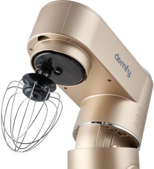 Миксер планетарный Domfy DSC-KM301 1200Вт золотистый - купить недорого с доставкой в интернет-магазине