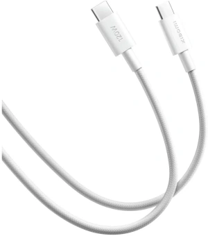 Кабель Xiaomi BHR087KGL USB Type-C (m)-USB Type-C (m) 1м белый - купить недорого с доставкой в интернет-магазине