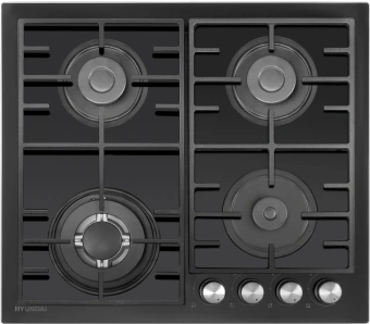 Газовая варочная поверхность Hyundai HHG 6438 BG черный - купить недорого с доставкой в интернет-магазине