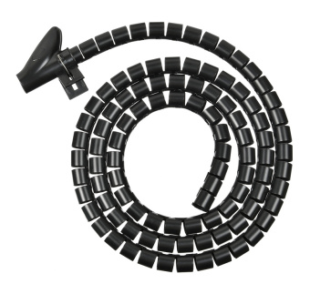 Кабельный органайзер Buro BHP CG155B Spiral Hose 15x1500mm Black - купить недорого с доставкой в интернет-магазине