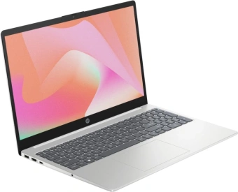Ноутбук HP 15-fc0018nq Ryzen 5 7520U 16Gb SSD512Gb AMD Radeon 610M 15.6" IPS FHD (1920x1080) Free DOS silver WiFi BT Cam (7K0R1EA) - купить недорого с доставкой в интернет-магазине