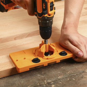 Кондуктор для шурупов./дрелей Deko WWDL10 оранжевый упак:12шт (041-0232) - купить недорого с доставкой в интернет-магазине