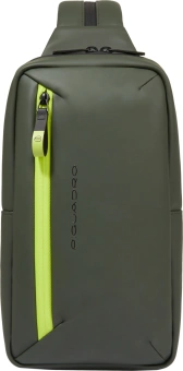 Рюкзак слинг Piquadro Corner 2.0 CA6466C2OW/VE зеленый полиэстер - купить недорого с доставкой в интернет-магазине