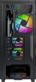 Корпус Montech X5 черный без БП ATX 8x120mm 2x140mm 1xUSB2.0 1xUSB3.0 audio bott PSU - купить недорого с доставкой в интернет-магазине