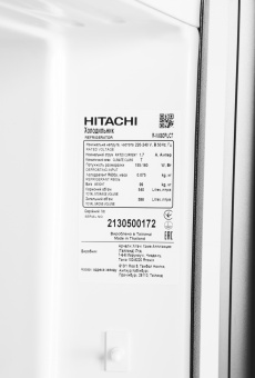Холодильник Hitachi R-W660PUC7 GGR 2-хкамерн. серый стекло инвертер - купить недорого с доставкой в интернет-магазине