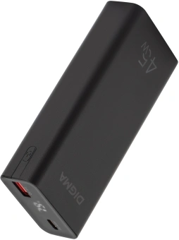 Мобильный аккумулятор Digma DGPF10E 10000mAh QC3.0/PD3.0 45W 4.5A USB-A/USB-C черный (DGPF10E45ABK) - купить недорого с доставкой в интернет-магазине