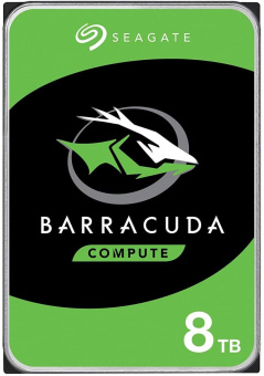 Жесткий диск Seagate SATA-III 8Tb ST8000DM004 Desktop Barracuda (5400rpm) 256Mb 3.5" - купить недорого с доставкой в интернет-магазине