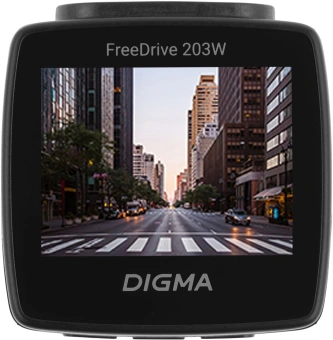 Видеорегистратор Digma FreeDrive 203W черный 2Mpix 1080x1920 1080p 120гр. MSTAR 8336 - купить недорого с доставкой в интернет-магазине