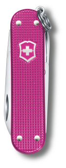 Нож перочинный Victorinox Classic SD Alox Flamingo Party (0.6221.251G) 58мм 5функц. подар.коробка - купить недорого с доставкой в интернет-магазине