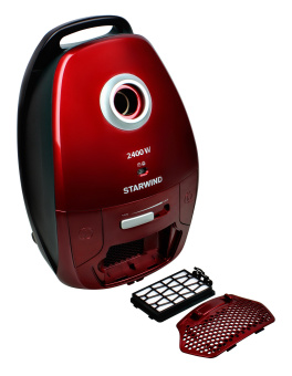 Пылесос Starwind SCB5570 2400Вт красный - купить недорого с доставкой в интернет-магазине