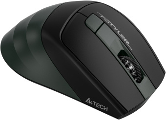 Мышь A4Tech Fstyler FB35S темно-зеленый/черный оптическая 2000dpi беспров. BT/Radio USB для ноутбука 5but (FB35S USB MIDNIGHT GREEN) - купить недорого с доставкой в интернет-магазине