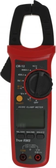 Клещи токоизмерительные RGK CM-12 цифр. измер.ток:переменный/постоянный красный/черный (776479) - купить недорого с доставкой в интернет-магазине