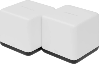 Бесшовный Mesh роутер Mercusys Halo H50G (HALO H50G(2-PACK)) AC1900 10/100/1000BASE-TX белый (упак.:2шт) - купить недорого с доставкой в интернет-магазине