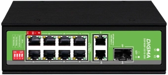 Коммутатор Digma DSP408F-2G1S-300 (L2) 8x100Мбит/с 2x1Гбит/с 1SFP 8PoE 8PoE+ 1PoE++ 300W неуправляемый - цена, купить или заказать с доставкой в интернет-магазине Коммутатор Digma DSP408F-2G1S-300 (L2) 8x100Мбит/с 2x1Гбит/с 1SFP 8PoE 8PoE+ 1PoE++ 300W неуправляемый - купить недорого с доставкой в интернет-магазине