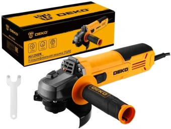 Углошлифовальная машина Deko AG1250DK 1250Вт 12000об/мин рез.шпин.:M14 d=125мм (083-1025) - купить недорого с доставкой в интернет-магазине