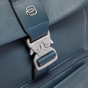 Рюкзак мужской Piquadro Tebe CA7158W144/BLU синий натур.кожа - купить недорого с доставкой в интернет-магазине