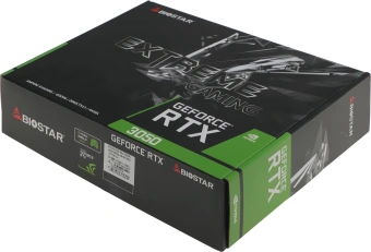 Видеокарта Biostar PCI-E 4.0 VN3516RF68 NVIDIA GeForce RTX 3050 6Gb 96bit GDDR6 1042/14000 DVIx1 HDMIx1 DPx1 HDCP Ret - купить недорого с доставкой в интернет-магазине