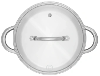 Кастрюля Rondell Point RDS-1311 2.8л. d=20см (с крышкой) стальной - купить недорого с доставкой в интернет-магазине
