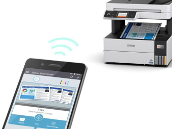 МФУ струйный Epson L6490 (C11CJ88405/404/502/507) A4 Duplex Net WiFi серый - купить недорого с доставкой в интернет-магазине