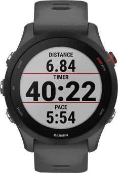 Смарт-часы Garmin Forerunner 255 33мм 1.3" корп.черный рем.темно-серый (010-02641-10) - купить недорого с доставкой в интернет-магазине