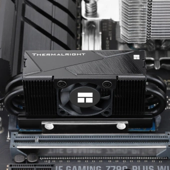 Радиатор для SSD Thermalright HR-10-2280-PRO-BL черный алюминий Ret - купить недорого с доставкой в интернет-магазине
