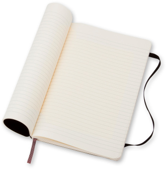 Блокнот Moleskine CLASSIC SOFT QP616 Large 130х210мм 192стр. линейка мягкая обложка черный - купить недорого с доставкой в интернет-магазине