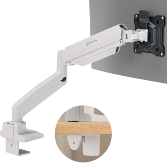 Кронштейн для мониторов Onkron G80 BW черный/белый 13"-32" макс.8кг настольный поворот и наклон верт.перемещ. - купить недорого с доставкой в интернет-магазине