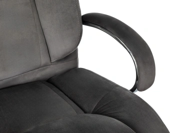 Кресло руководителя Бюрократ T-9925SL Fabric темно-серый Holland 18 крестов. металл хром - купить недорого с доставкой в интернет-магазине