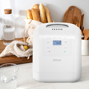 Хлебопечь Kitfort КТ-312 550Вт белый - купить недорого с доставкой в интернет-магазине