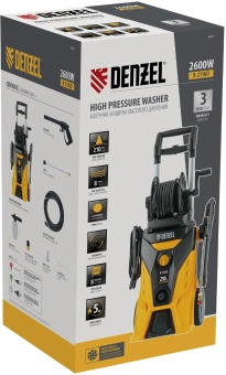 Минимойка Denzel R-210iD 2600Вт (58237) - купить недорого с доставкой в интернет-магазине