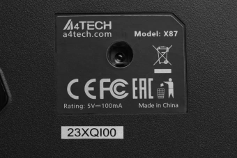 Мышь A4Tech X87 черный оптическая 2400dpi USB 8but (X87 (MAZE)) - купить недорого с доставкой в интернет-магазине
