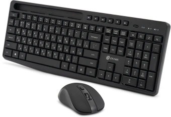 Клавиатура + мышь Оклик S275W клав:черный мышь:черный USB беспроводная slim Multimedia (1993113) - купить недорого с доставкой в интернет-магазине