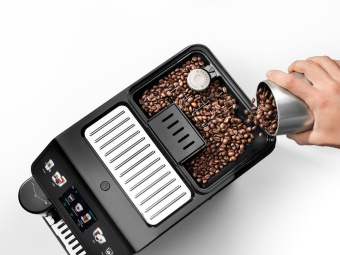 Кофемашина Delonghi Eletta Explore ECAM450.55.S 1450Вт серебристый/черный - купить недорого с доставкой в интернет-магазине