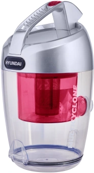 Пылесос Hyundai HYV-C4570 2400Вт серебристый/красный - купить недорого с доставкой в интернет-магазине