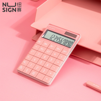 Калькулятор настольный Deli Nusign ENS041pink розовый 12-разр. - купить недорого с доставкой в интернет-магазине