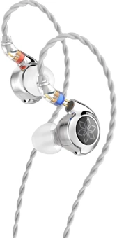 Наушники внутриканальные Fiio FD11 silver 1.2м серебристый проводные в ушной раковине (80003276) - купить недорого с доставкой в интернет-магазине
