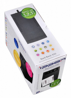 Источник бесперебойного питания Ippon Back Basic 650 360Вт 650ВА черный - купить недорого с доставкой в интернет-магазине