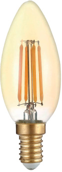 Лампа филам. Thomson Filament TH-B2115 9Вт цок.:E14 свеча 220B св.свеч.бел.теп. Candle (упак.:1шт) - купить недорого с доставкой в интернет-магазине
