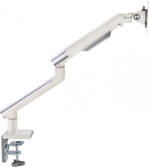Кронштейн для мониторов Ultramounts UM713W белый 17"-32" макс.9кг крепление к столешнице поворот и наклон - купить недорого с доставкой в интернет-магазине