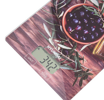 Весы кухонные электронные Hyundai HYS-KG221 макс.вес:5кг рисунок - купить недорого с доставкой в интернет-магазине