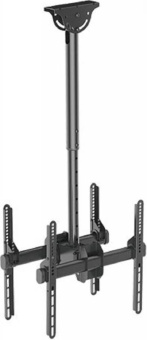 Кронштейн для телевизора Arm Media LCD-1850 черный 26"-65" макс.90кг потолочный поворот и наклон - купить недорого с доставкой в интернет-магазине