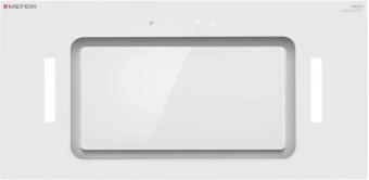 Вытяжка встраиваемая Meferi Inbox glass comfort 60wh белый управление: сенсорное (1 мотор) - купить недорого с доставкой в интернет-магазине