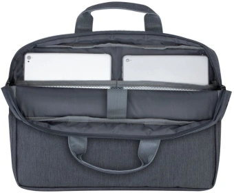 Сумка для ноутбука 15.6" Riva 7532 dark grey темно-серый полиэстер - купить недорого с доставкой в интернет-магазине