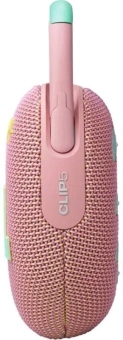 Колонка порт. JBL Clip 5 розовый 7W Mono BT 1400mAh - купить недорого с доставкой в интернет-магазине