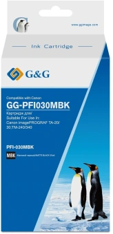Картридж струйный G&G GG-PFI030MBK PFI-030MBK черный матовый (55мл) для Canon imagePrograf TA-20/30 TM-240/340 - купить недорого с доставкой в интернет-магазине