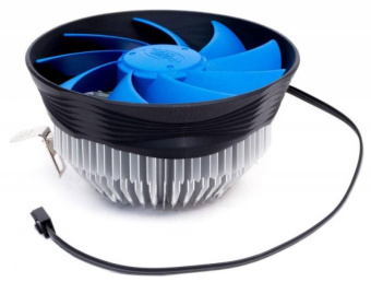 Устройство охлаждения(кулер) Deepcool Archer Bigpro Soc-AM5/AM4/1151/1200 черный/синий 4-pin 24-30dB Al+Cu 125W 380gr Ret (DP-MCAC-ABGP) - купить недорого с доставкой в интернет-магазине