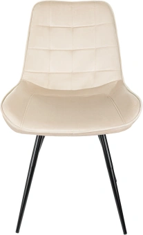 Стул для дома Бюрократ CH-K2 бежевый Holland 06 металл черный на ножках (CH-K2_1/HL07) - купить недорого с доставкой в интернет-магазине