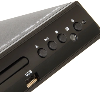 Плеер DVD Hyundai H-DVD100 черный ПДУ - купить недорого с доставкой в интернет-магазине