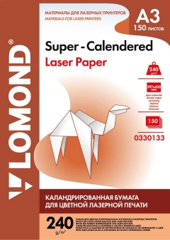 Бумага Lomond 0330133 A3/240г/м2/150л./белый матовое/матовое суперкаландрированная для лазерной печати - купить недорого с доставкой в интернет-магазине